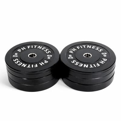 Olympic bumper plate sets 50 mm – 35–290 kg