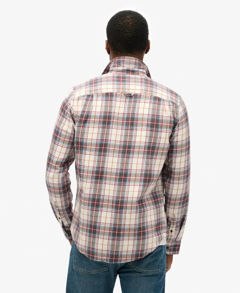 superdry Camicia Lumberjack manica lunga in cotone biologico 4/5