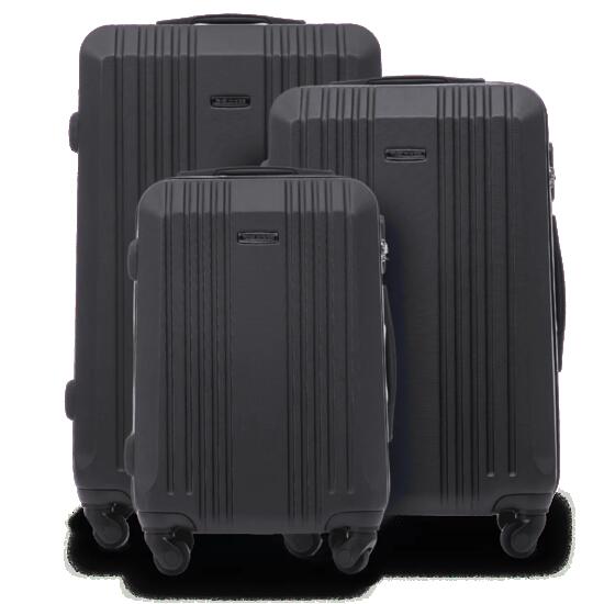 Ensemble de 3 valises Wings KESTREL NOIR