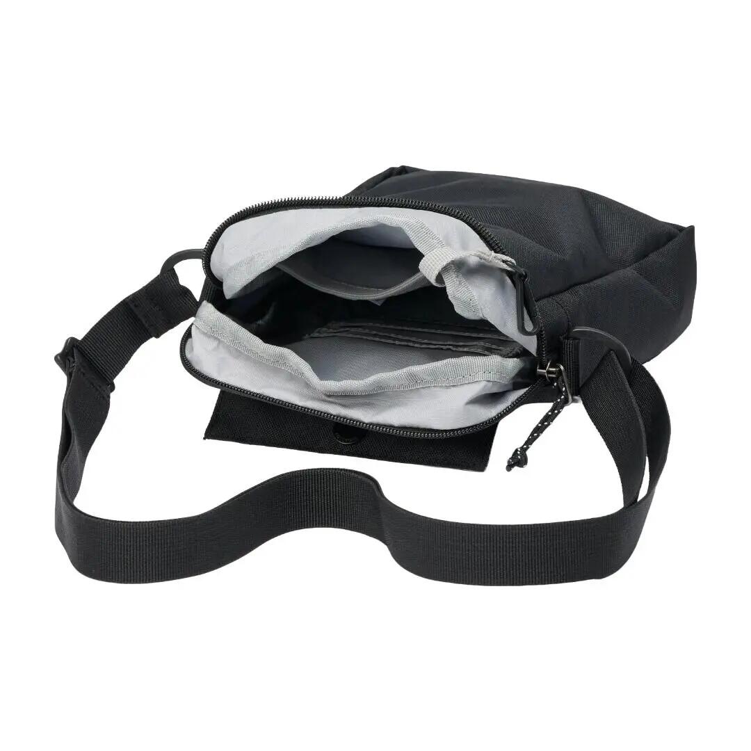 Bandolera Negra Columbia Zigzag Black con Bolsillo Exterior y Correa Ajustable 3/4