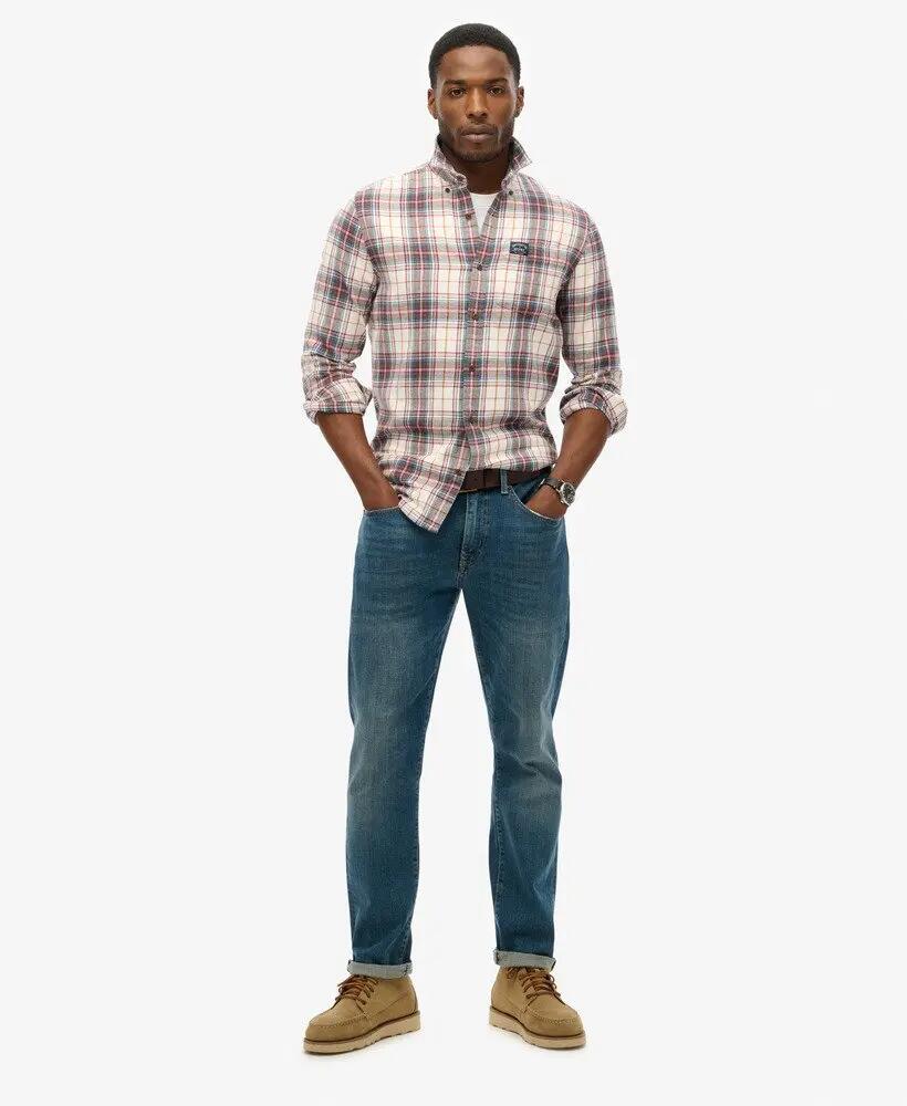 superdry Camicia Lumberjack manica lunga in cotone biologico 2/5