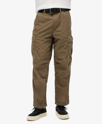 superdry Vintage Parachute Cargo-Hose aus Bio-Baumwolle – Hushed Olive