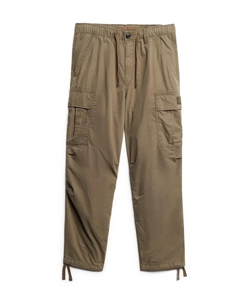 superdry Pantalon cargo parachute vintage en coton bio - Dark Khaki 7/7