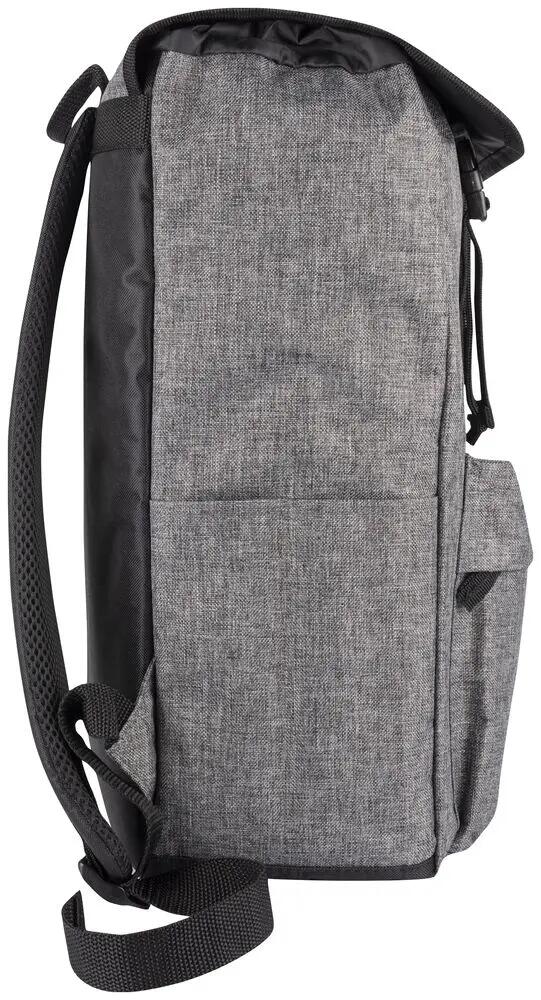 clique Mochila Melange — 20L, poliéster 600D, cinzento melange 5/5