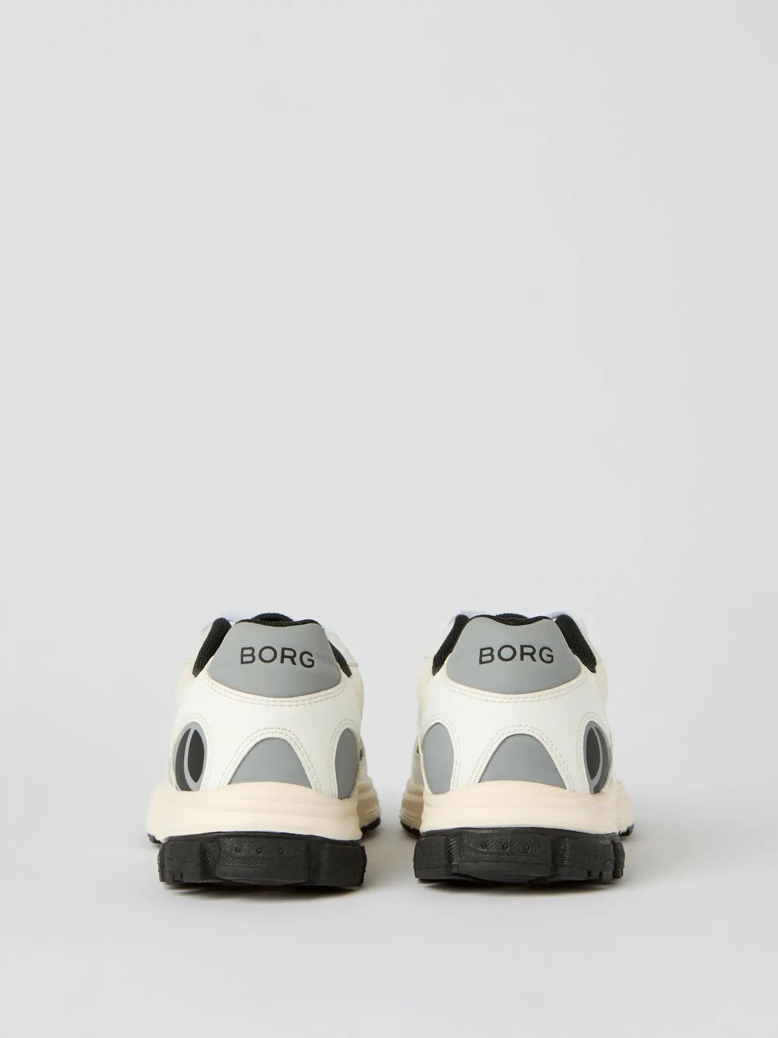 bjorn_borg NOVA Buty do biegania WOMEN WHITE - GREY 3/4