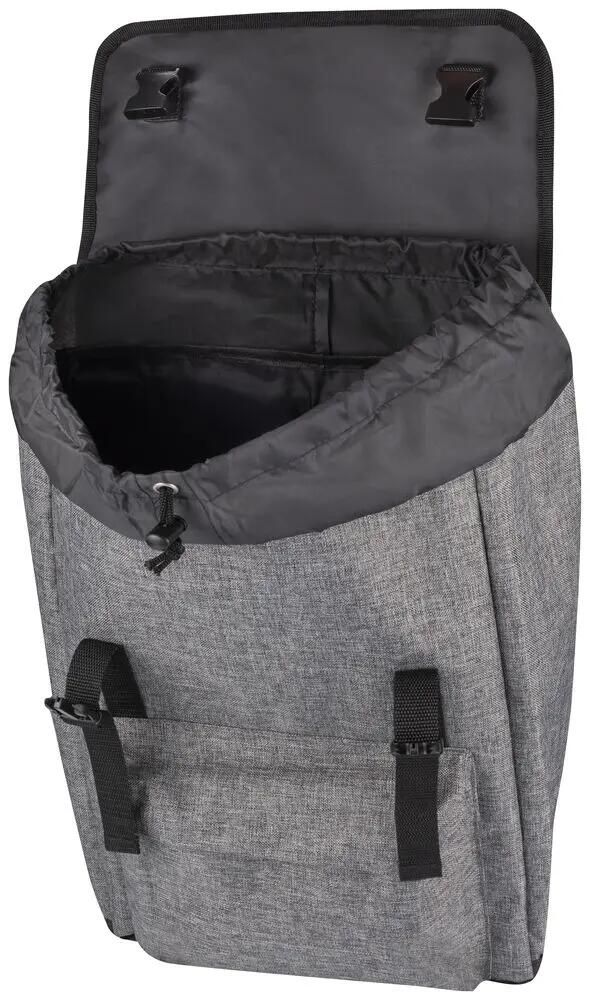 clique Mochila Melange — 20L, poliéster 600D, cinzento melange 4/5