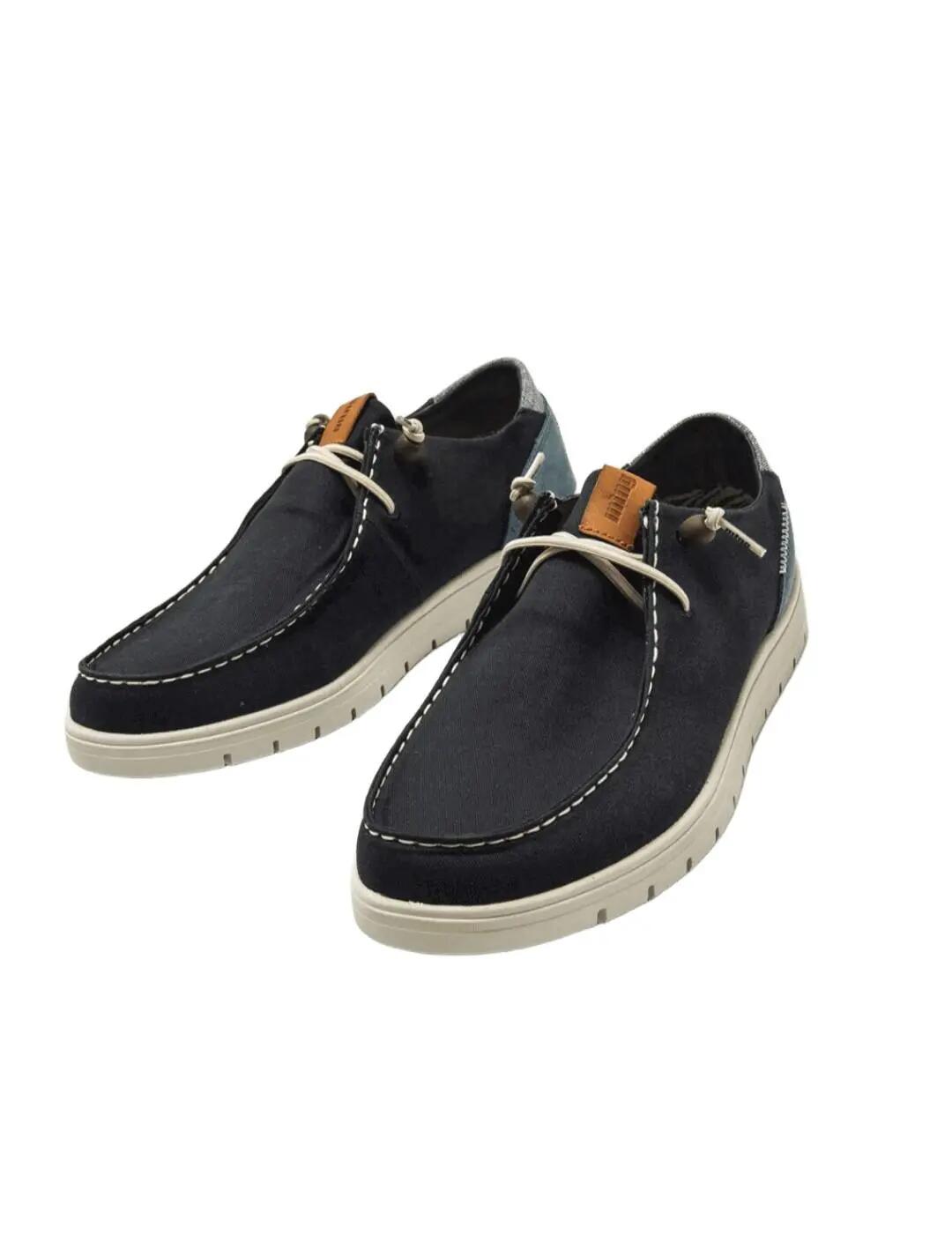 Chaussures pour Homme Mustang Canvi Marine. 5/5