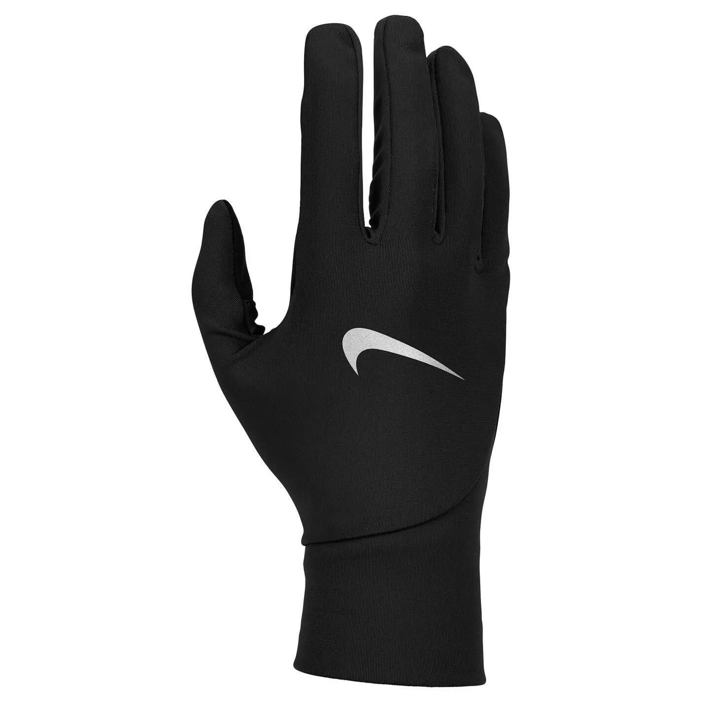 Handschuhe für , ThermaFit, Laufen, Leicht Damen Schwarz/Silber 1/4