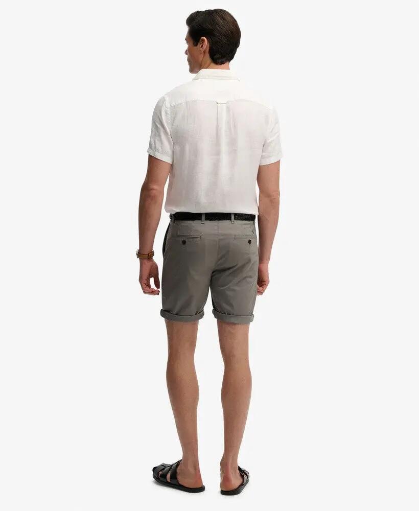 superdry Premium Regular Chino Shorts – Slim Fit em algodão com elastano 6/6