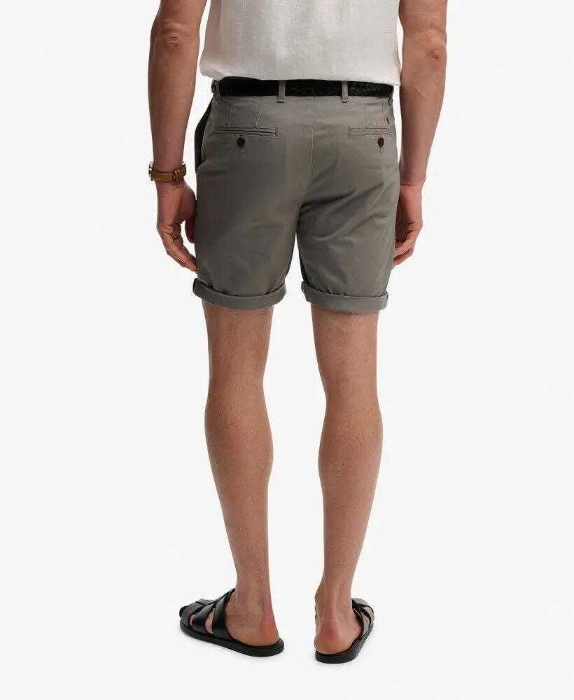 superdry Premium Regular Chino Shorts – Slim Fit em algodão com elastano 4/6