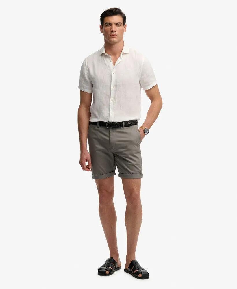 superdry Premium Regular Chino Shorts – Slim Fit em algodão com elastano 2/6