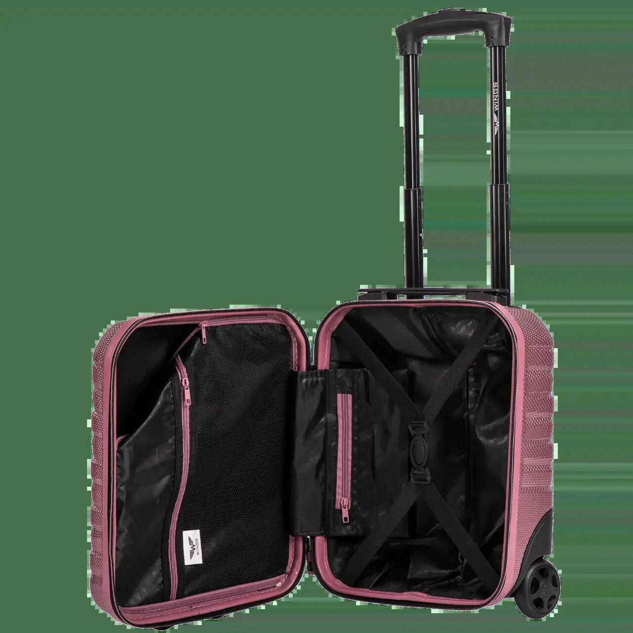 Valise cabine mini Wings CRAKE 16" ROUGE VIN 9/10