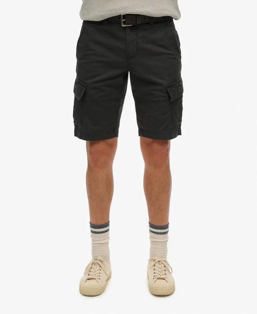 superdry Shorts Cargo Organic Cotton Core in cotone biologico – Nero 3/7