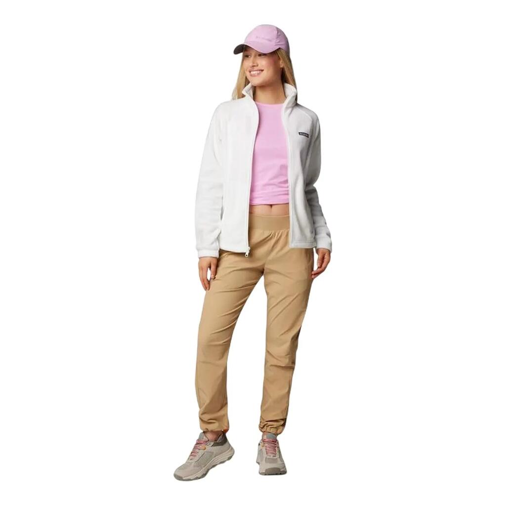 Womens/Ladies Benton Full Zip Fleece Jacket (White)