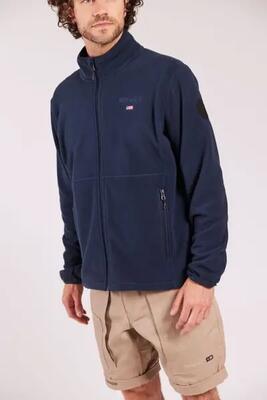 Sebago mack fleecejas met rits navy