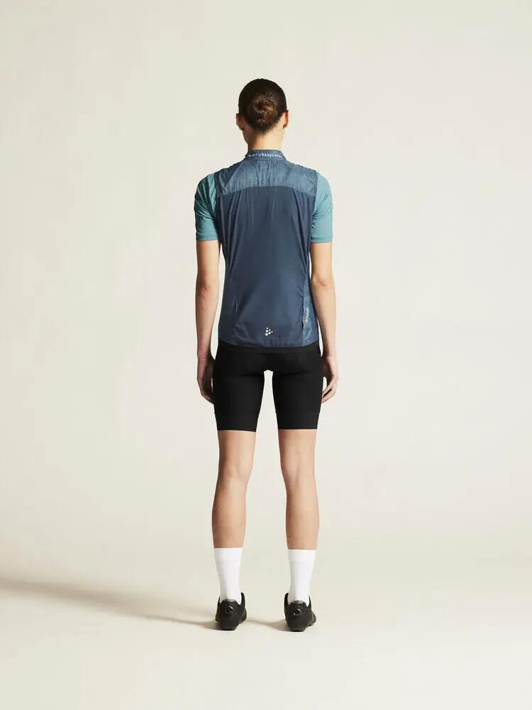 craft PRO Gravel Wind Vest W Colete ciclismo leve e corta-vento 6/7