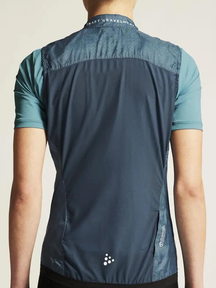 craft PRO Gravel Wind Vest W Colete ciclismo leve e corta-vento 3/7