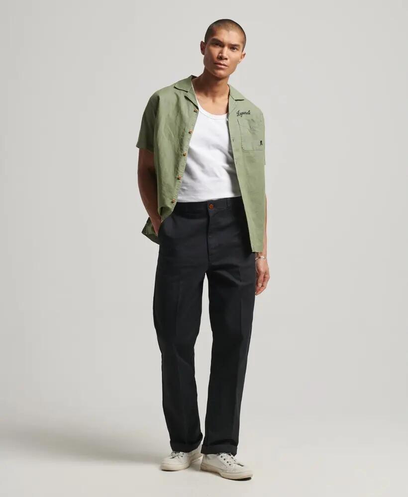superdry Straight Chino Trousers – taglio dritto, tessuto pesante 6/6