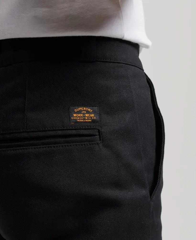 superdry Straight Chino Trousers – taglio dritto, tessuto pesante 5/6