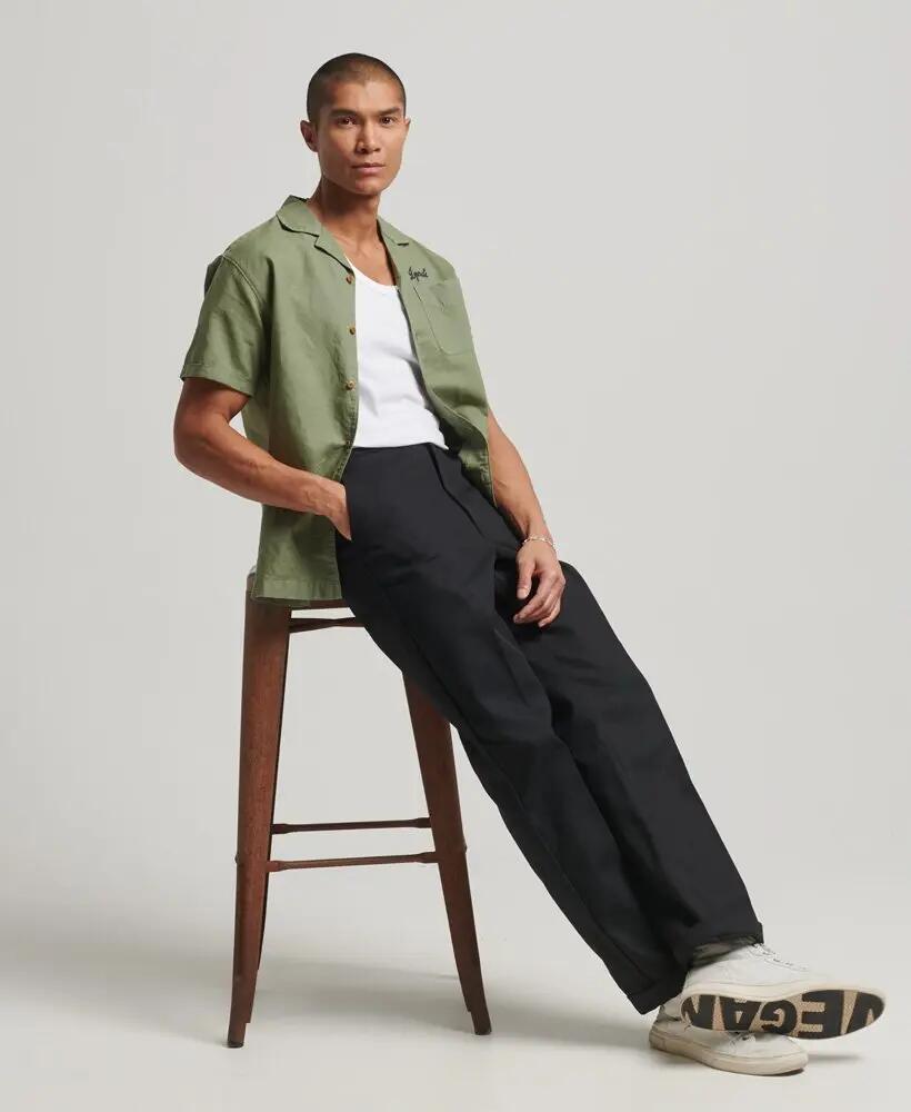 superdry Straight Chino Trousers – taglio dritto, tessuto pesante 3/6