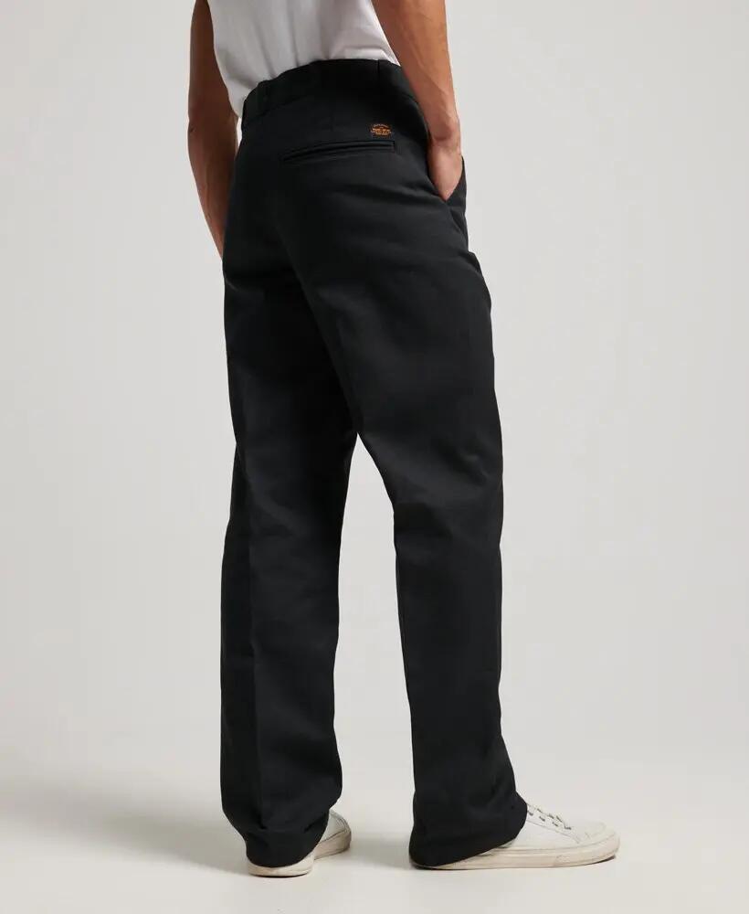 superdry Straight Chino Trousers – taglio dritto, tessuto pesante 2/6