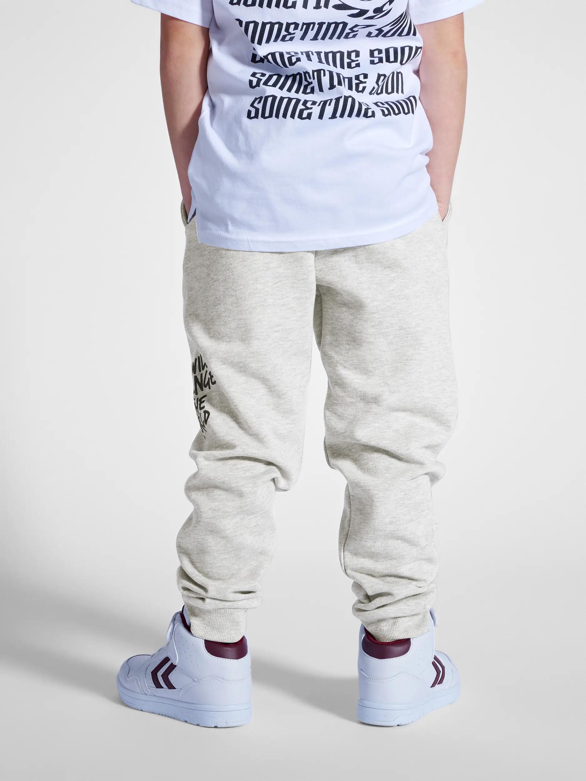 hummel stmPASADENA PANTS — Pantaloni jogging ampi in cotone biologico e 5/5