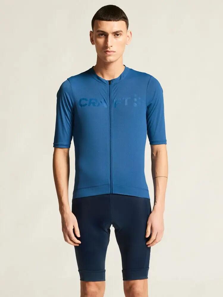 craft Endur Logo Jersey M — T-shirt de ciclismo stretch Water 6/7