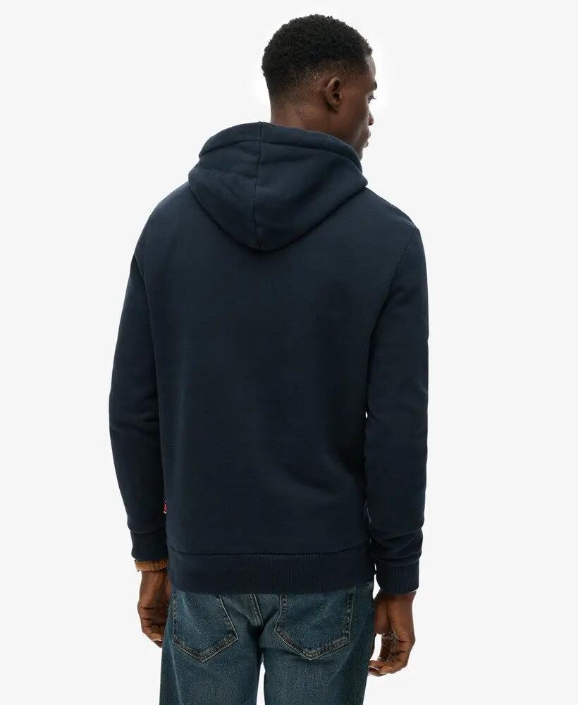 superdry Standard Script Hoodie – Vestibilità relaxed, interno spazzolato – 5/5