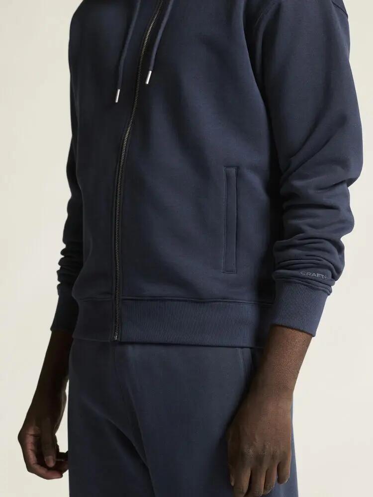 craft Frequent FZ Hoodie M – fullzip hoodie van 100% biologisch katoen 7/7