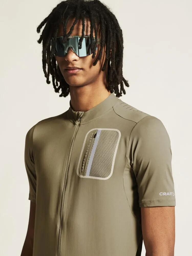 craft ADV Gravel Ss Jersey M in tessuto elastico riciclato 5/7