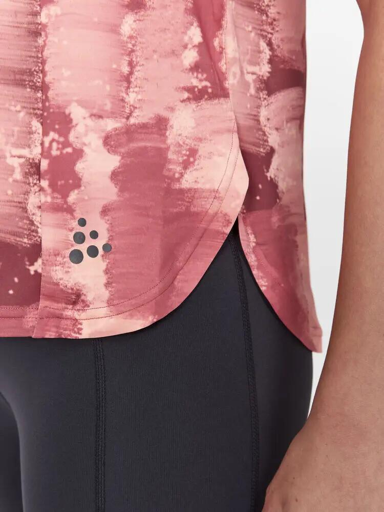 craft ADV Tone Tee 2 W — T-shirt donna in materiale stretch riciclato 5/5