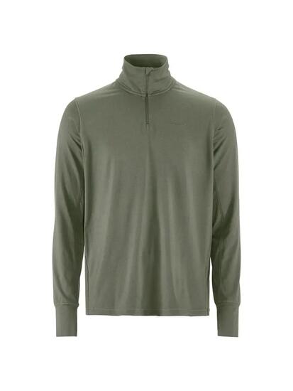 craft Flow HZ LS M – maglia manica lunga collo a lupetto con mezza zip tessuto
