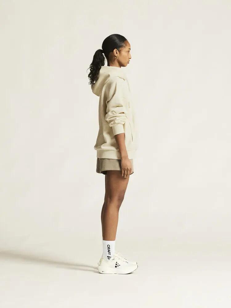 craft Frequent Hoodie W – Felpa con cappuccio in cotone biologico, vestibilità 6/7