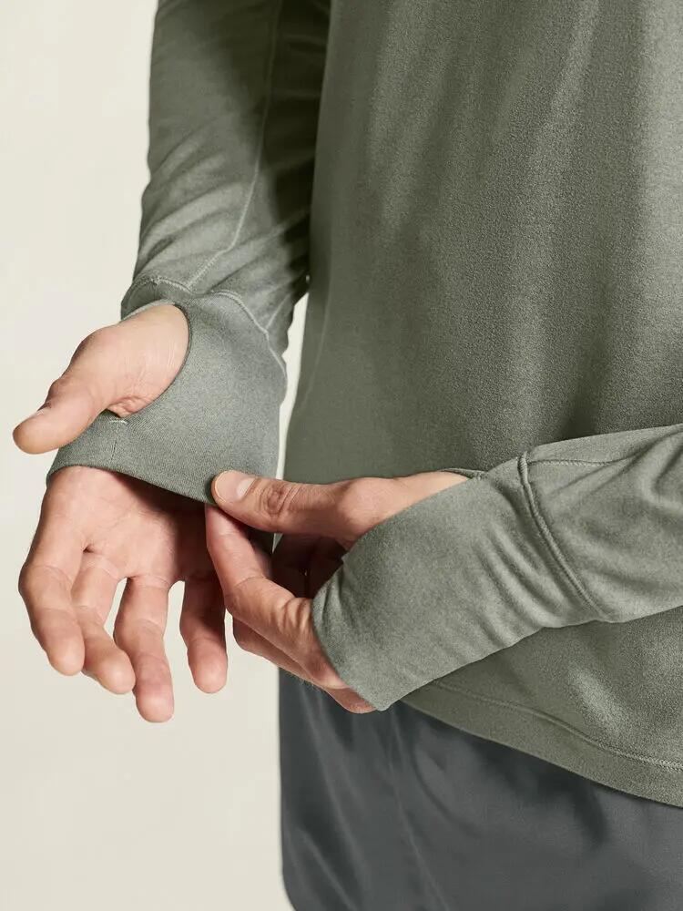 craft Flow HZ LS M — maglia maniche lunghe con collo a lupetto, tessuto 7/7