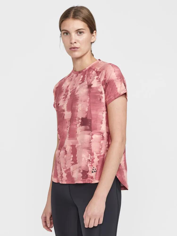 craft ADV Tone Tee 2 W — T-shirt donna in materiale stretch riciclato 3/5