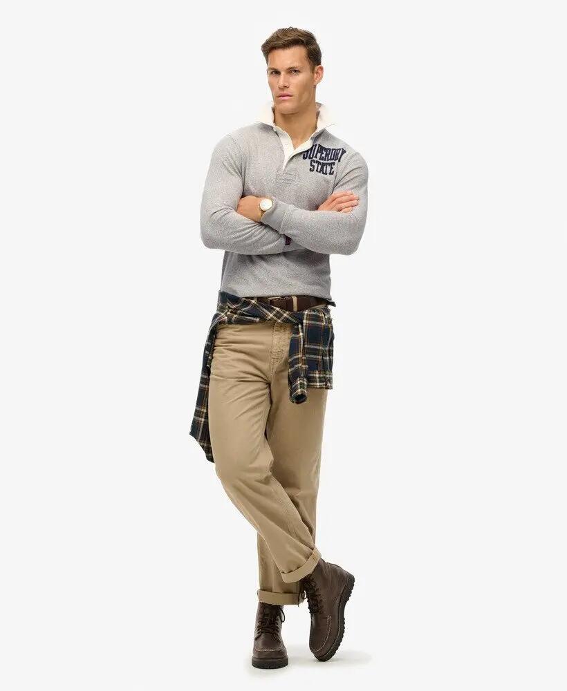 superdry Vintage Athletic Rugby van katoen 2/6