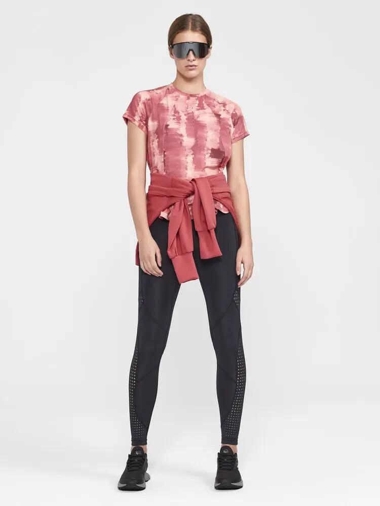 craft ADV Tone Tee 2 W — T-shirt donna in materiale stretch riciclato 2/5