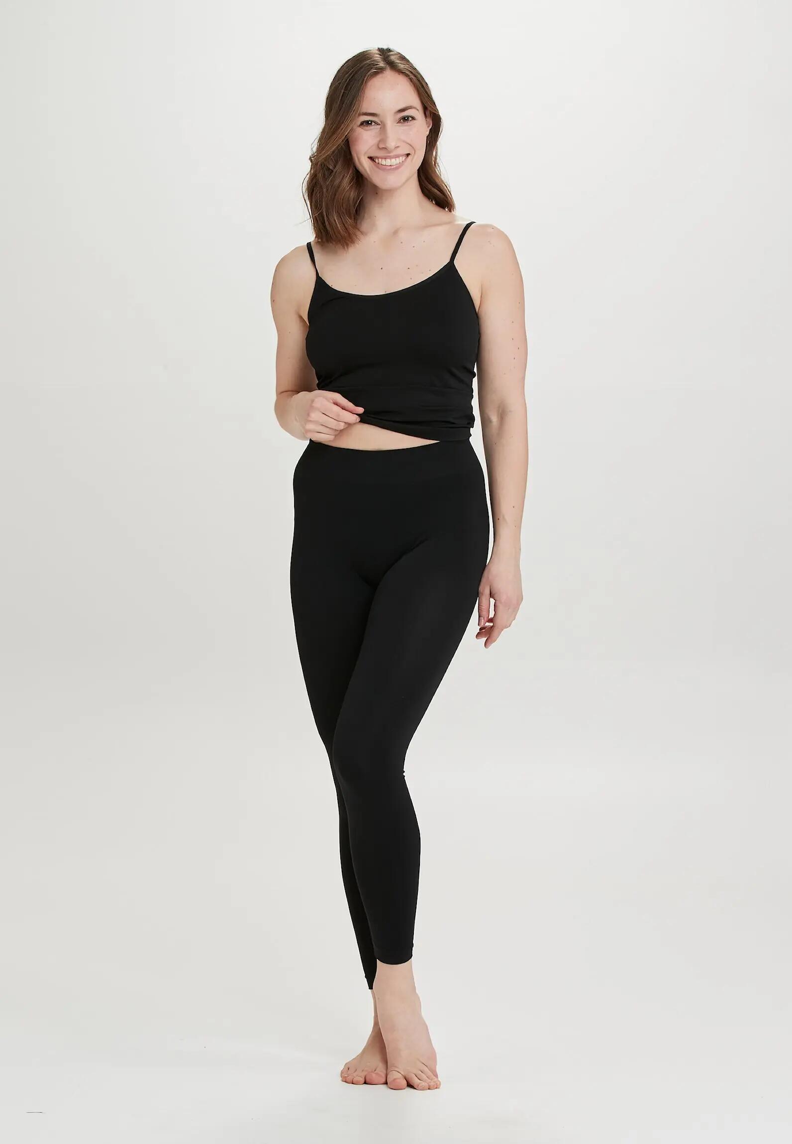 decoy seamless Leggings in Schwarz — weicher Stretch – BLACK (1100) 3/5