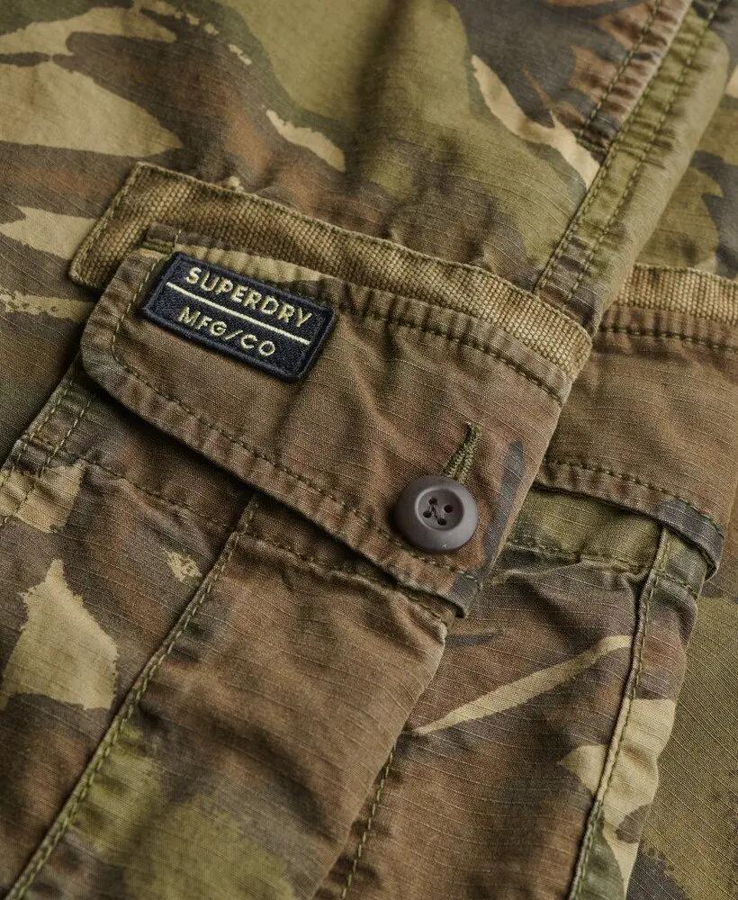 superdry Parachute Light Cargo Pant – 100% algodão, padrão Outline Camo 6/7