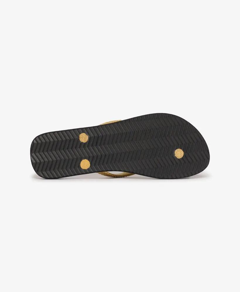superdry Chinelos Code Core Sport em borracha - Preto/Ouro metálico 7/7