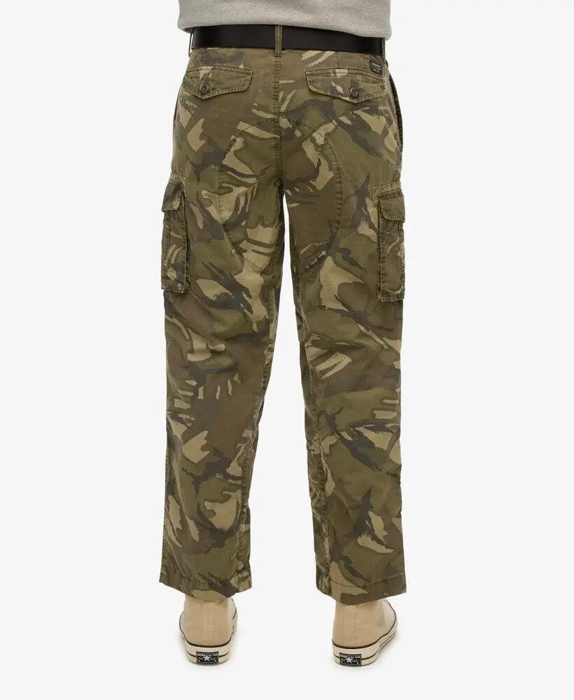 superdry Parachute Light Cargo Pant – 100% algodão, padrão Outline Camo 4/7