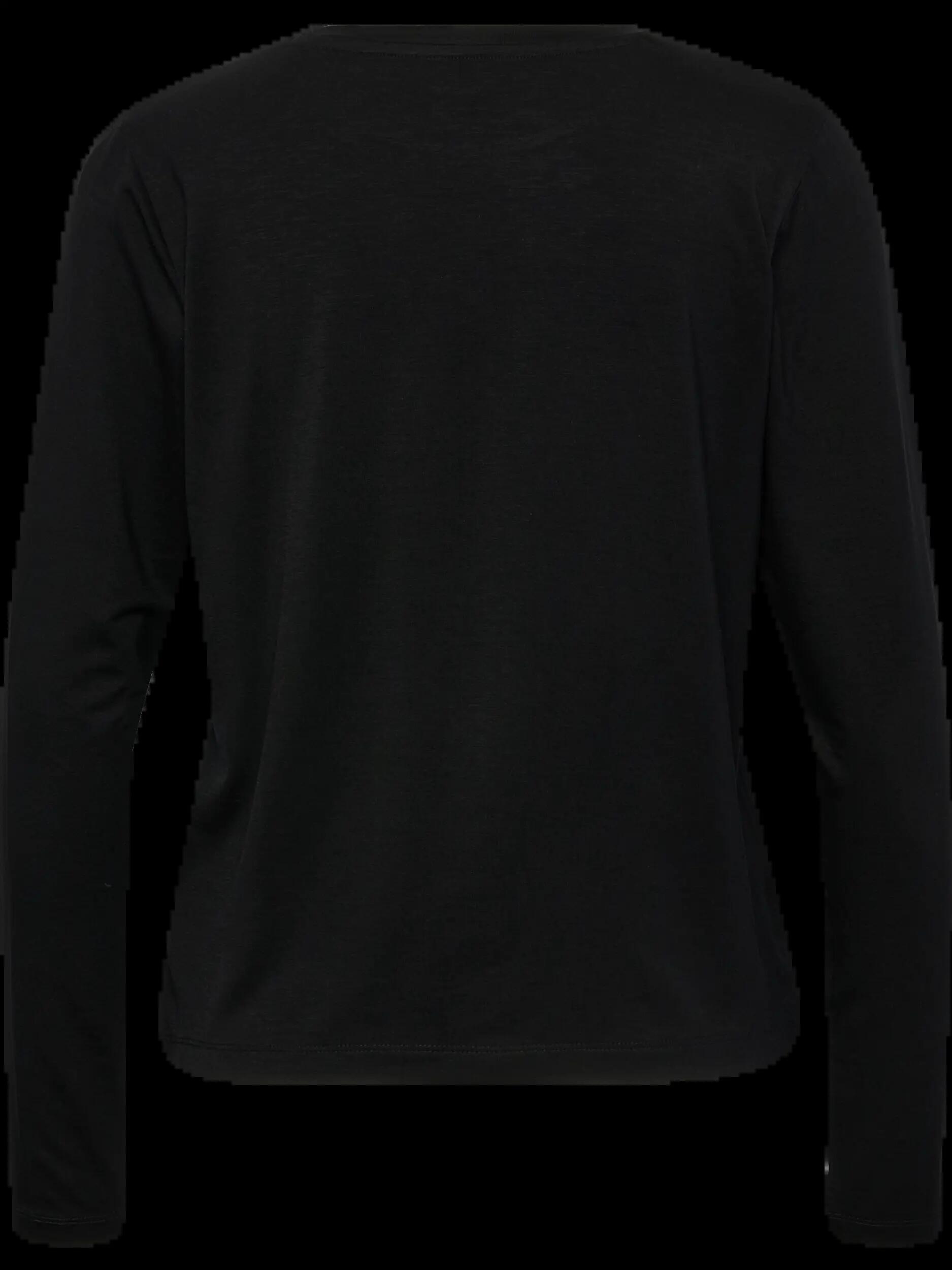 hummel T-shirt manica lunga yoga in TENCEL™ morbido e regular fit 2/5