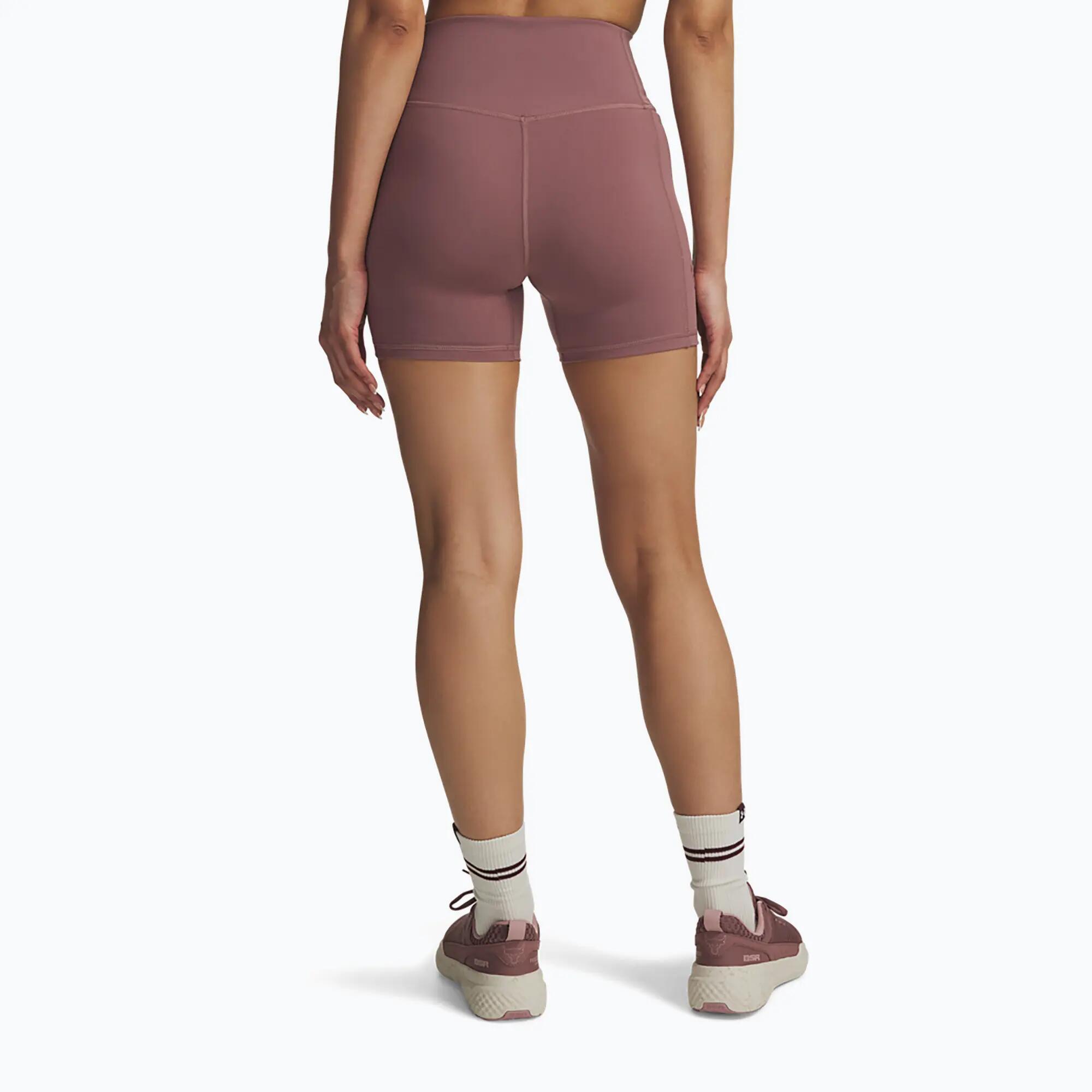 Spodenki treningowe damskie Under Armour Project Rock Middie 2/2