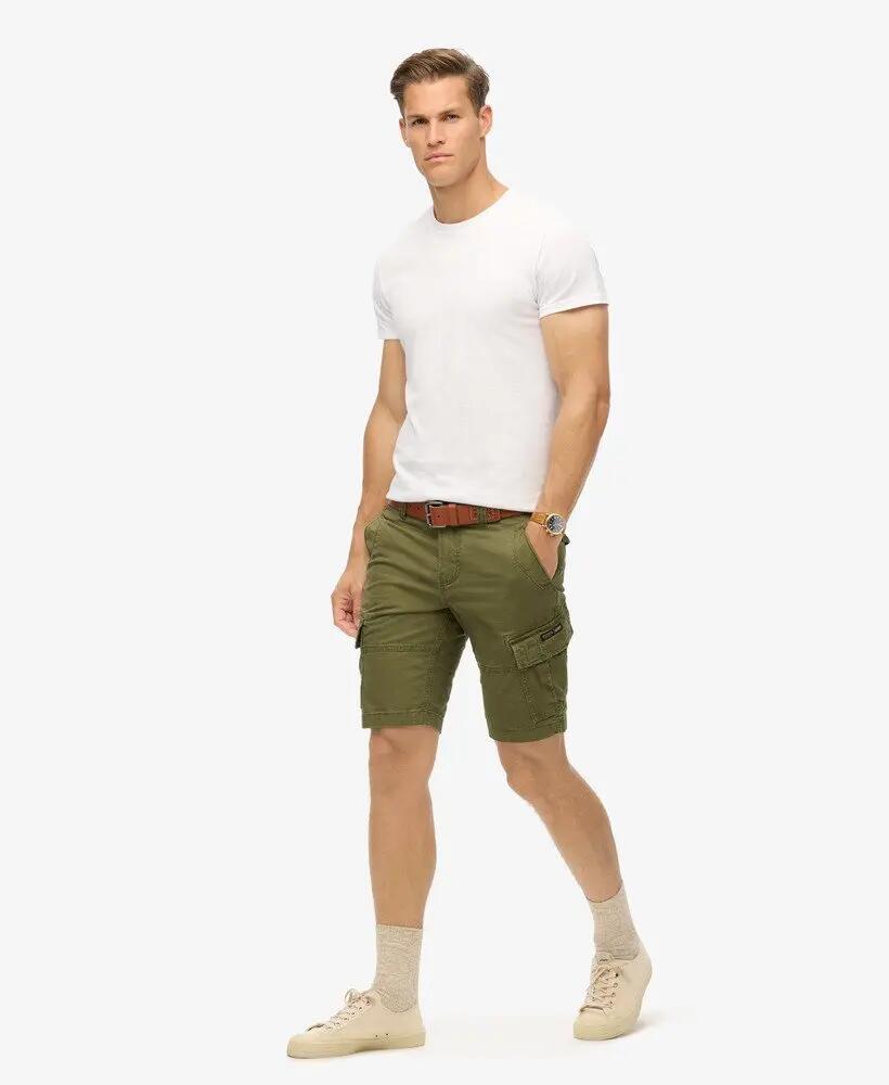 superdry Shorts Cargo Organic Cotton Core — Noir/Or Sequins 2/5