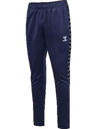 hummel hmlAUTHENTIC TRAINING PANTS spodnie treningowe czarne poliester – BLACK