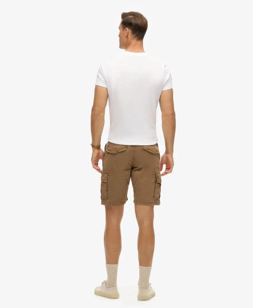 superdry Heavy Cargo Shorts in cotone 100% – vestibilità relaxed, Deep Brown 5/7
