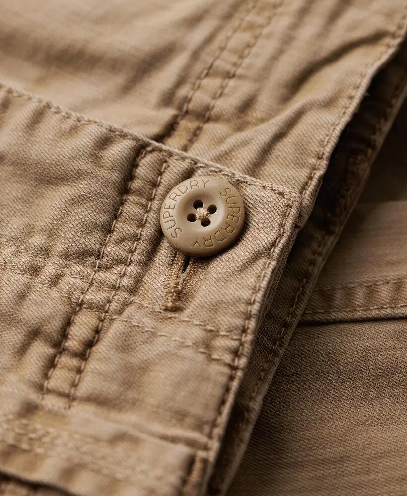 superdry Spodnie Cargo Core z bawełną elastyczną — Tan Khaki 6/7