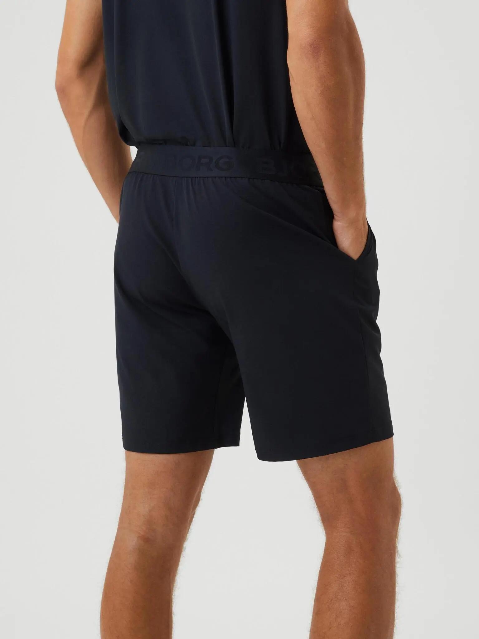 bjorn_borg BORG 9" SHORTS en polyester recyclé – BLACK BEAUTY 2/5