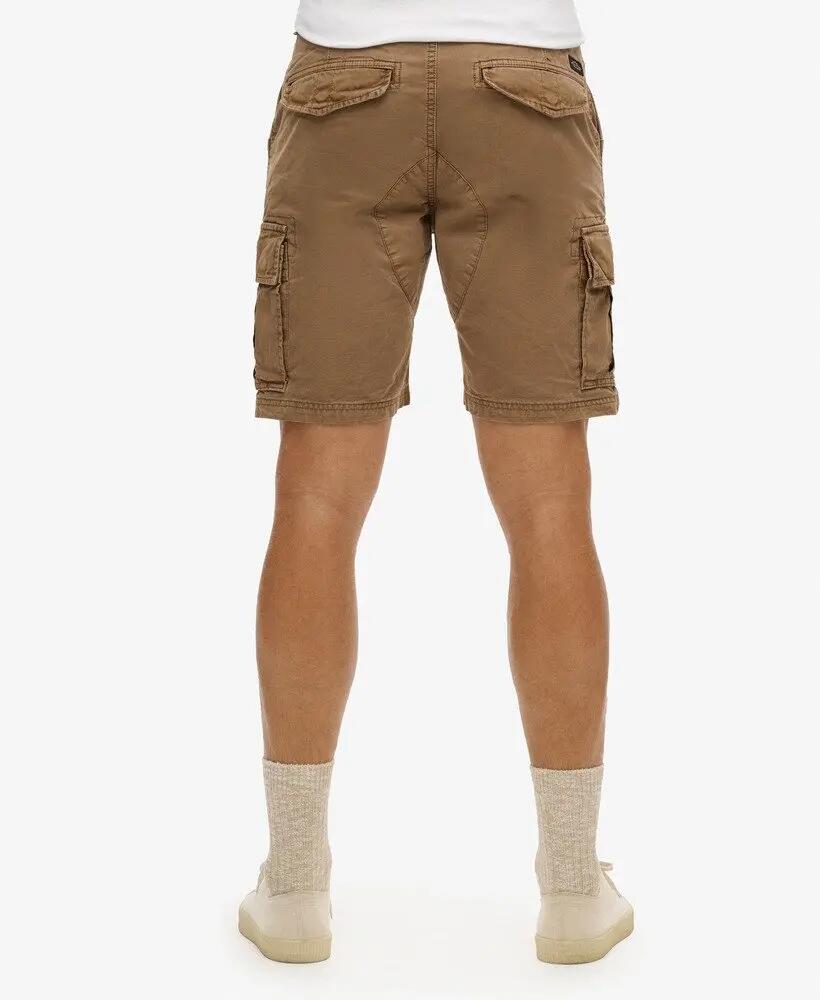 superdry Heavy Cargo Shorts in cotone 100% – vestibilità relaxed, Deep Brown 3/7