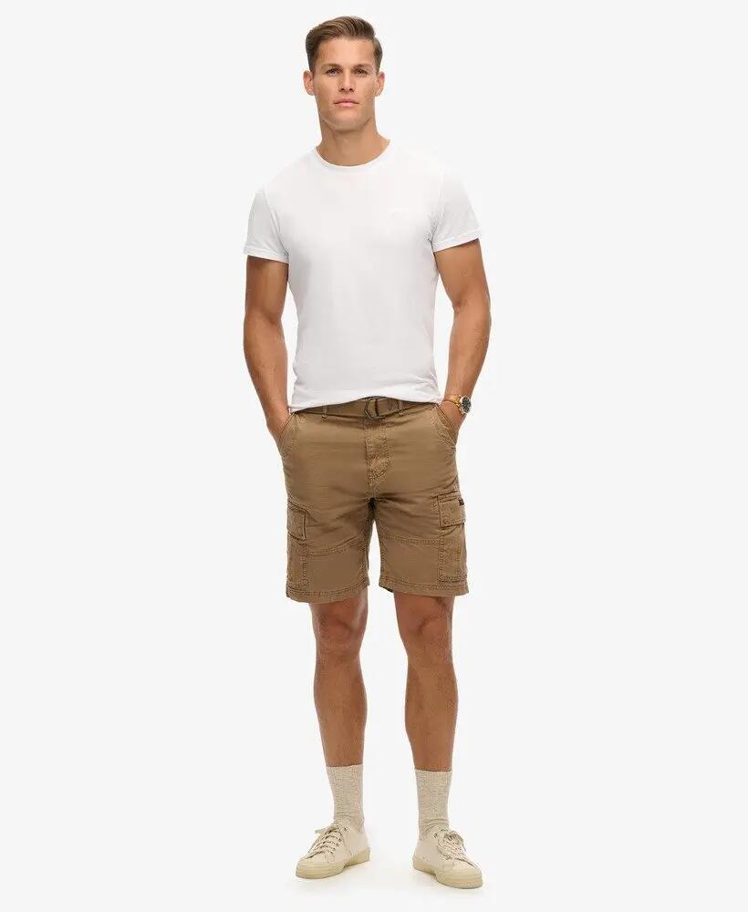 superdry Heavy Cargo Shorts in cotone 100% – vestibilità relaxed, Deep Brown 2/7